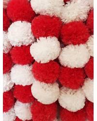 Buy Online Crunchy Fashion Earring Jewelry Unscented  Red  Ball Candle (Pack  of  -6) Candles CFCDL0008